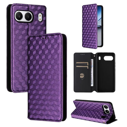 Cubic Grid Texture Flip Leather Phone Case, For OnePlus 13, For OnePlus Nord 4, For OnePlus Ace 3 Pro, For OnePlus Nord CE4 Lite