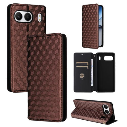 Cubic Grid Texture Flip Leather Phone Case, For OnePlus 13, For OnePlus Nord 4, For OnePlus Ace 3 Pro, For OnePlus Nord CE4 Lite