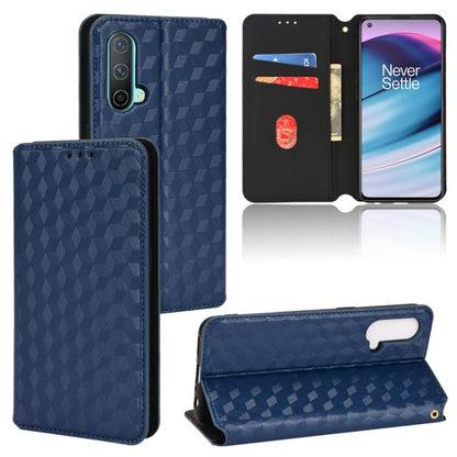 Cubic Grid Texture Flip Leather Phone Case, For OnePlus Nord CE 5G, For OnePlus Nord 2 5G