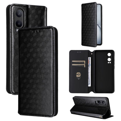 Cubic Grid Texture Flip Leather Phone Case, For OnePlus 13, For OnePlus Nord 4, For OnePlus Ace 3 Pro, For OnePlus Nord CE4 Lite