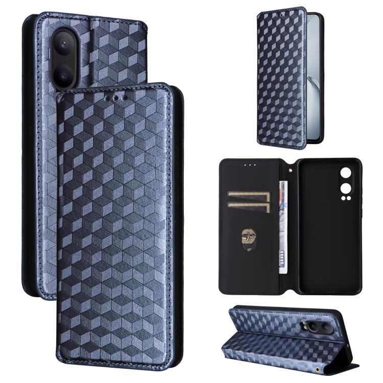 Cubic Grid Texture Flip Leather Phone Case, For OnePlus 13, For OnePlus Nord 4, For OnePlus Ace 3 Pro, For OnePlus Nord CE4 Lite
