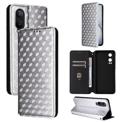 Cubic Grid Texture Flip Leather Phone Case, For OnePlus 13, For OnePlus Nord 4, For OnePlus Ace 3 Pro, For OnePlus Nord CE4 Lite
