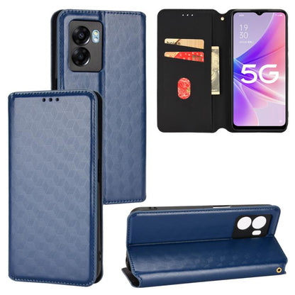 Cubic Grid Texture Flip Leather Phone Case, For OnePlus 11R / OnePlus Ace 2, For OnePlus Nord N300, For OnePlus Nord CE 2 Lite 5G, For OnePlus Nord CE 2 5G
