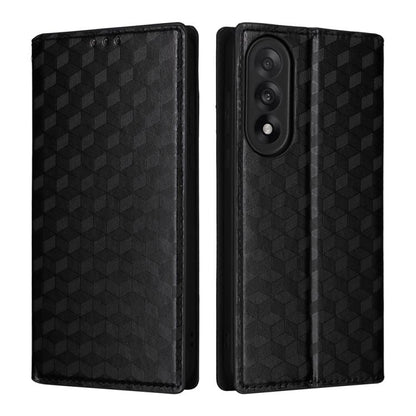 Cubic Grid Texture Flip Leather Phone Case, For OnePlus Nord 5 / OnePlus Ace 5 Ultra, For OnePlus Nord CE5 / Ace 5 Racing, For OnePlus 13T, For OnePlus 13R / Ace 5 / Ace 5 Pro