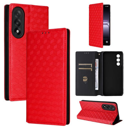 Cubic Grid Texture Flip Leather Phone Case, For OnePlus Nord 5 / OnePlus Ace 5 Ultra, For OnePlus Nord CE5 / Ace 5 Racing, For OnePlus 13T, For OnePlus 13R / Ace 5 / Ace 5 Pro