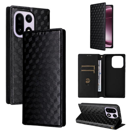 Cubic Grid Texture Flip Leather Phone Case, For OnePlus Turbo 6 / Turbo 6V / Nord 6, For OnePlus 15T 5G, For OnePlus Ace 6 / Ace 6T / 15R, For OnePlus 15