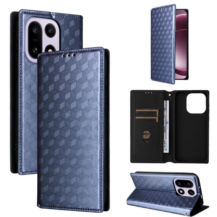 Cubic Grid Texture Flip Leather Phone Case, For OnePlus Turbo 6 / Turbo 6V / Nord 6, For OnePlus 15T 5G, For OnePlus Ace 6 / Ace 6T / 15R, For OnePlus 15
