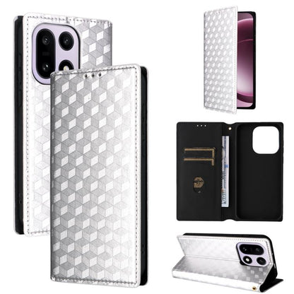 Cubic Grid Texture Flip Leather Phone Case, For OnePlus Turbo 6 / Turbo 6V / Nord 6, For OnePlus 15T 5G, For OnePlus Ace 6 / Ace 6T / 15R, For OnePlus 15