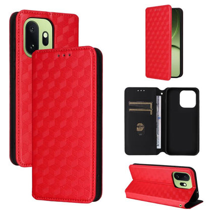 Cubic Grid Texture Flip Leather Phone Case, For OnePlus Turbo 6 / Turbo 6V / Nord 6, For OnePlus 15T 5G, For OnePlus Ace 6 / Ace 6T / 15R, For OnePlus 15