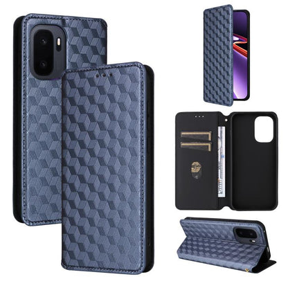 Cubic Grid Texture Flip Leather Phone Case, For OnePlus N6 4G, For OnePlus Turbo 6X Pro 5G, For OnePlus Nord CE6 Lite / Turbo 6X, For OnePlus Ace 6 Ultra