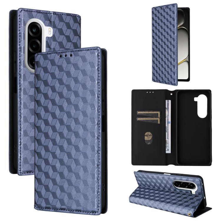 Cubic Grid Texture Flip Leather Phone Case, For OnePlus N6 4G, For OnePlus Turbo 6X Pro 5G, For OnePlus Nord CE6 Lite / Turbo 6X, For OnePlus Ace 6 Ultra