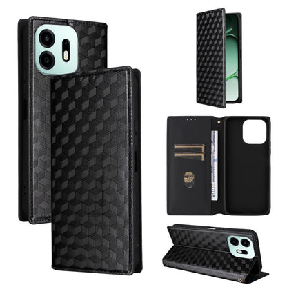 Cubic Grid Texture Flip Leather Phone Case, For OnePlus N6 4G, For OnePlus Turbo 6X Pro 5G, For OnePlus Nord CE6 Lite / Turbo 6X, For OnePlus Ace 6 Ultra