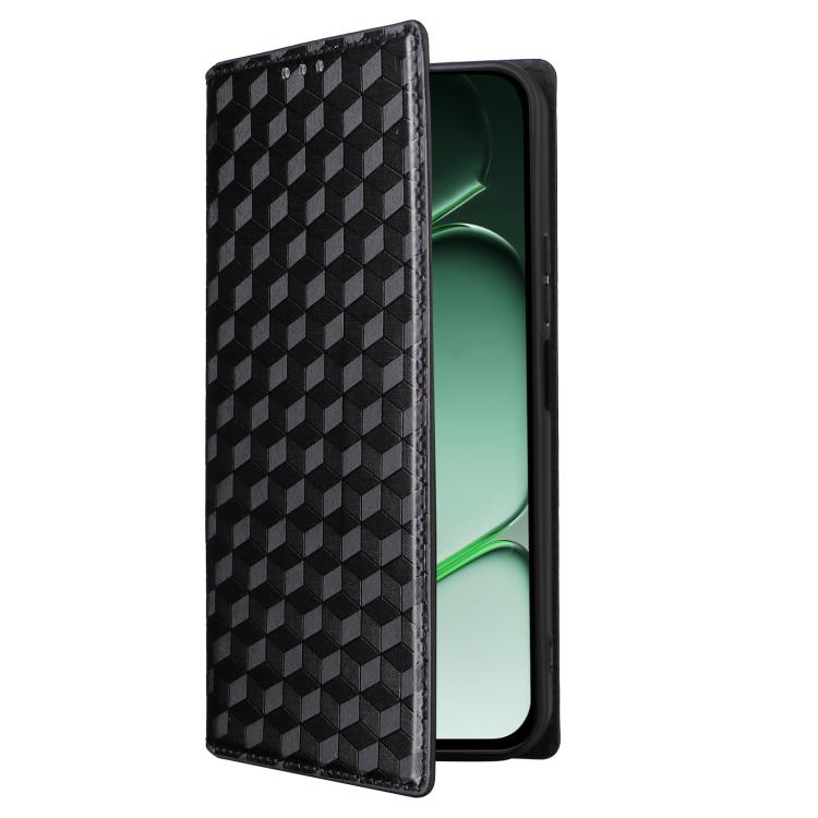 Cubic Grid Texture Flip Leather Phone Case, For OnePlus N6 4G, For OnePlus Turbo 6X Pro 5G, For OnePlus Nord CE6 Lite / Turbo 6X, For OnePlus Ace 6 Ultra