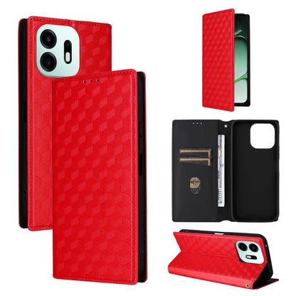 Cubic Grid Texture Flip Leather Phone Case, For OnePlus N6 4G, For OnePlus Turbo 6X Pro 5G, For OnePlus Nord CE6 Lite / Turbo 6X, For OnePlus Ace 6 Ultra