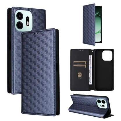 Cubic Grid Texture Flip Leather Phone Case, For OnePlus N6 4G, For OnePlus Turbo 6X Pro 5G, For OnePlus Nord CE6 Lite / Turbo 6X, For OnePlus Ace 6 Ultra