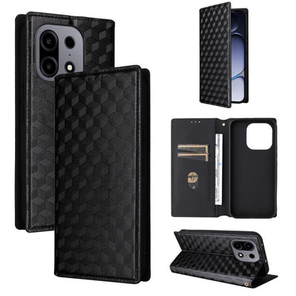 Cubic Grid Texture Flip Leather Phone Case, For OnePlus N6 4G, For OnePlus Turbo 6X Pro 5G, For OnePlus Nord CE6 Lite / Turbo 6X, For OnePlus Ace 6 Ultra