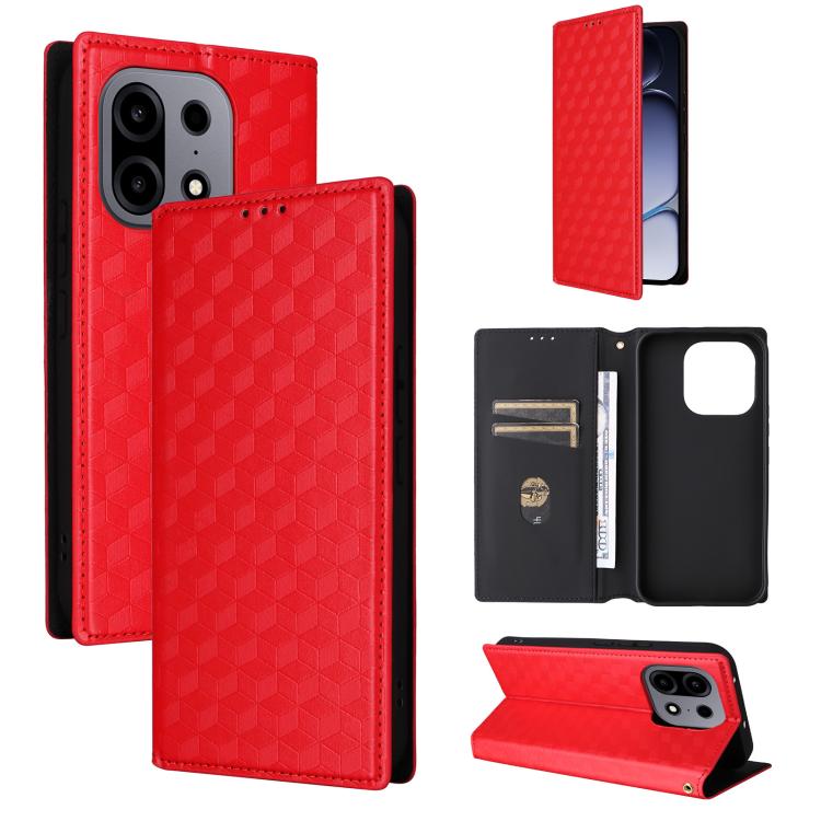 Cubic Grid Texture Flip Leather Phone Case, For OnePlus N6 4G, For OnePlus Turbo 6X Pro 5G, For OnePlus Nord CE6 Lite / Turbo 6X, For OnePlus Ace 6 Ultra
