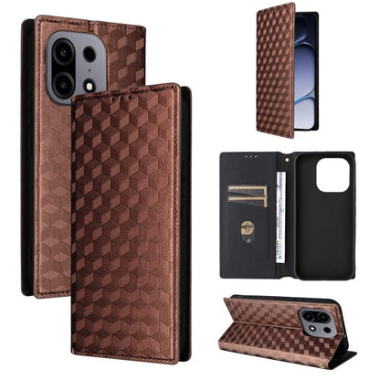 Cubic Grid Texture Flip Leather Phone Case, For OnePlus N6 4G, For OnePlus Turbo 6X Pro 5G, For OnePlus Nord CE6 Lite / Turbo 6X, For OnePlus Ace 6 Ultra