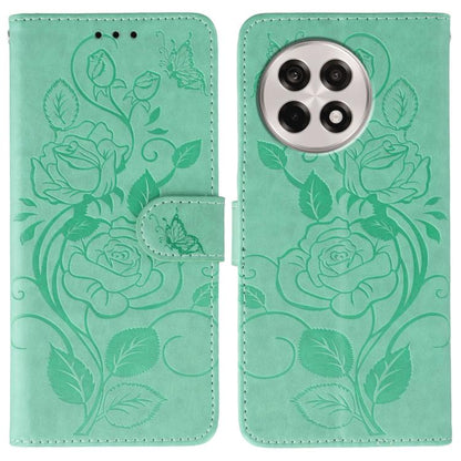 Rose Butterfly Embossed Leather Phone Case, For OnePlus Nord CE5, For OnePlus Ace 5 Pro / Ace 5, For OnePlus 13, For OnePlus Nord 4
