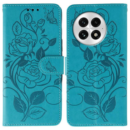 Rose Butterfly Embossed Leather Phone Case, For OnePlus Nord CE5, For OnePlus Ace 5 Pro / Ace 5, For OnePlus 13, For OnePlus Nord 4