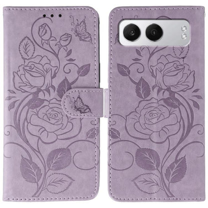 Rose Butterfly Embossed Leather Phone Case, For OnePlus Nord CE5, For OnePlus Ace 5 Pro / Ace 5, For OnePlus 13, For OnePlus Nord 4