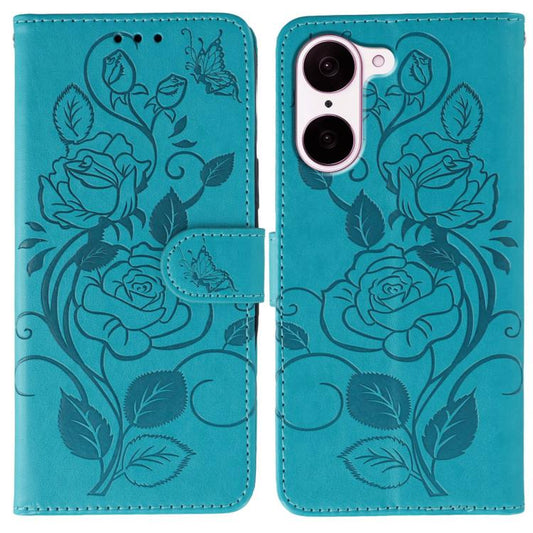 Rose Butterfly Embossed Leather Phone Case, For OnePlus Nord CE5, For OnePlus Ace 5 Pro / Ace 5, For OnePlus 13, For OnePlus Nord 4