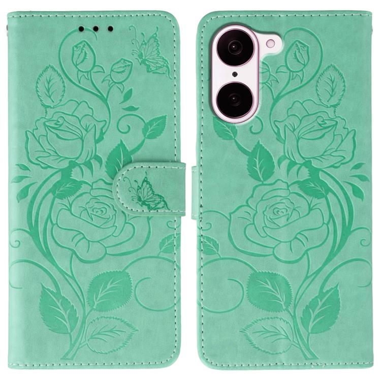 Rose Butterfly Embossed Leather Phone Case, For OnePlus Nord CE5, For OnePlus Ace 5 Pro / Ace 5, For OnePlus 13, For OnePlus Nord 4