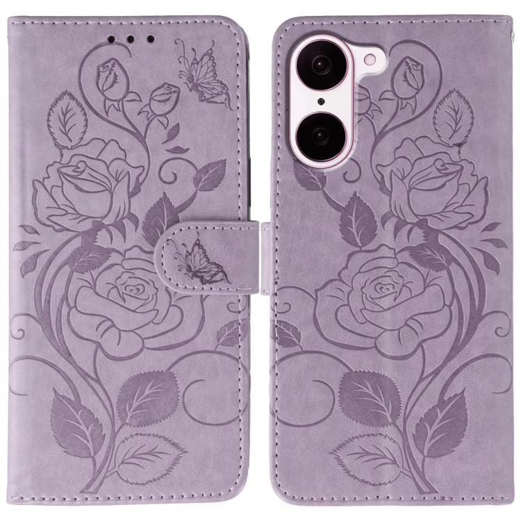 Rose Butterfly Embossed Leather Phone Case, For OnePlus Nord CE5, For OnePlus Ace 5 Pro / Ace 5, For OnePlus 13, For OnePlus Nord 4