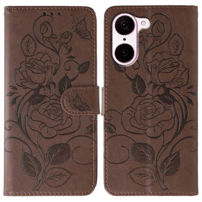 Rose Butterfly Embossed Leather Phone Case, For OnePlus Nord CE5, For OnePlus Ace 5 Pro / Ace 5, For OnePlus 13, For OnePlus Nord 4