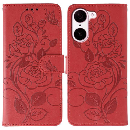 Rose Butterfly Embossed Leather Phone Case, For OnePlus Nord CE5, For OnePlus Ace 5 Pro / Ace 5, For OnePlus 13, For OnePlus Nord 4
