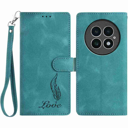 Skin Feel Embossed Feather Leather Phone Case, For OnePlus Nord CE5, For OnePlus 13