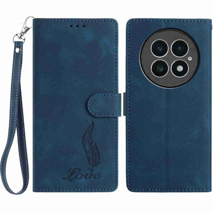 Skin Feel Embossed Feather Leather Phone Case, For OnePlus Nord CE5, For OnePlus 13