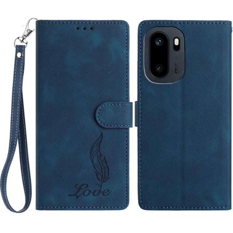 Skin Feel Embossed Feather Leather Phone Case, For OnePlus Ace 6, For OnePlus 15, For OnePlus Nord 5