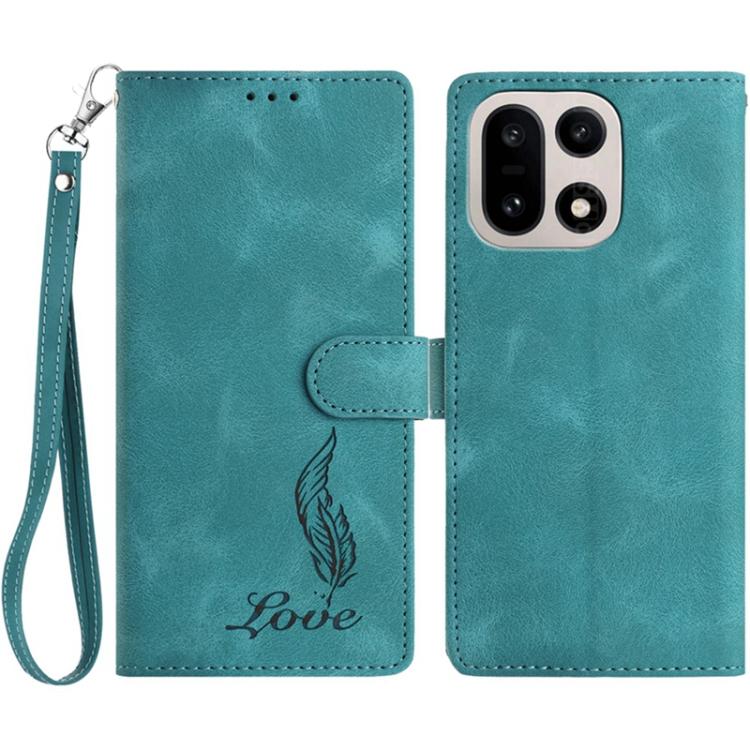Skin Feel Embossed Feather Leather Phone Case, For OnePlus Ace 6, For OnePlus 15, For OnePlus Nord 5