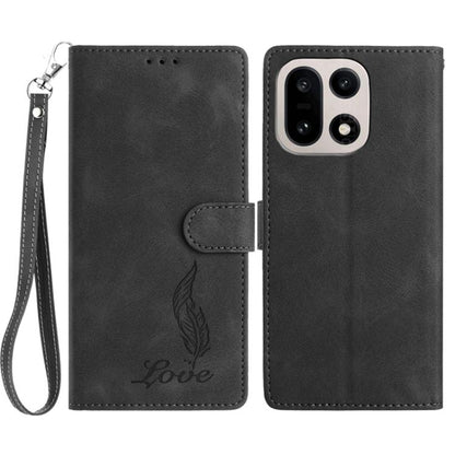 Skin Feel Embossed Feather Leather Phone Case, For OnePlus Ace 6, For OnePlus 15, For OnePlus Nord 5