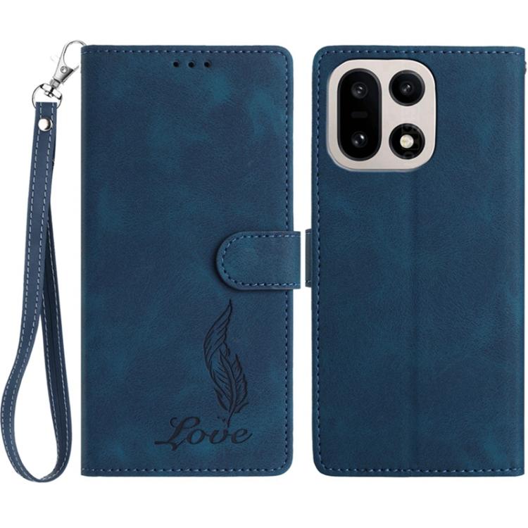 Skin Feel Embossed Feather Leather Phone Case, For OnePlus Ace 6, For OnePlus 15, For OnePlus Nord 5