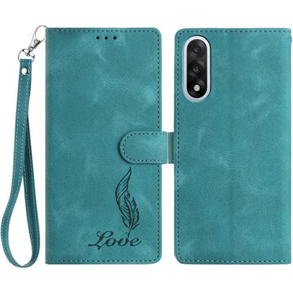 Skin Feel Embossed Feather Leather Phone Case, For OnePlus Ace 6, For OnePlus 15, For OnePlus Nord 5