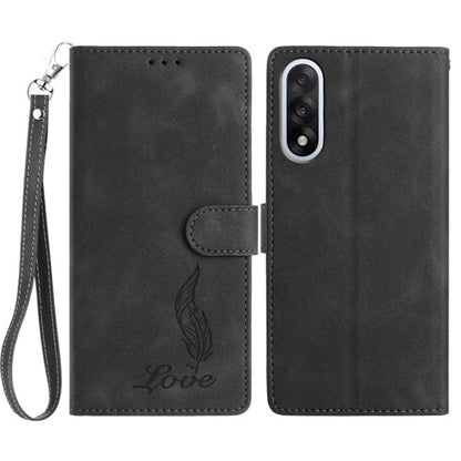 Skin Feel Embossed Feather Leather Phone Case, For OnePlus Ace 6, For OnePlus 15, For OnePlus Nord 5