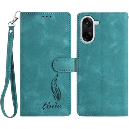 Skin Feel Embossed Feather Leather Phone Case, For OnePlus Nord CE5, For OnePlus 13
