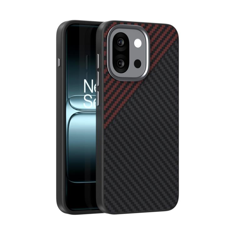 ABEEL C Carbon Fiber Series 6D Micro Relief MagSafe Phone Case, For OnePlus Ace 6 Ultra, For OnePlus 15T, For OnePlus 15R / Ace 6T, For OnePlus Ace 6, For OnePlus 15, For OnePlus 13T