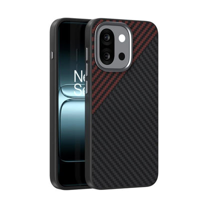 ABEEL C Carbon Fiber Series 6D Micro Relief MagSafe Phone Case, For OnePlus Ace 6 Ultra, For OnePlus 15T, For OnePlus 15R / Ace 6T, For OnePlus Ace 6, For OnePlus 15, For OnePlus 13T