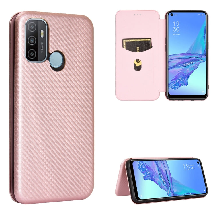 Carbon Fiber Texture Magnetic Horizontal Flip TPU + PC + PU Leather Case with Card Slot & Lanyard, For OPPO A53 / A32 (2020), For OPPO Reno3 Pro Overseas Version, For Doogee X95, For Asus Zenfone 7 ZS670KS / Zenfone 7 Pro ZS671KS                       ...