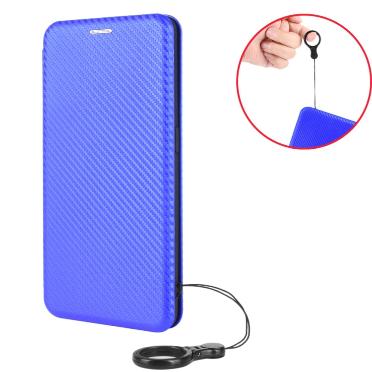 Carbon Fiber Texture Magnetic Horizontal Flip TPU + PC + PU Leather Case with Card Slot & Lanyard, For OPPO A53 / A32 (2020), For OPPO Reno3 Pro Overseas Version, For Doogee X95, For Asus Zenfone 7 ZS670KS / Zenfone 7 Pro ZS671KS                       ...
