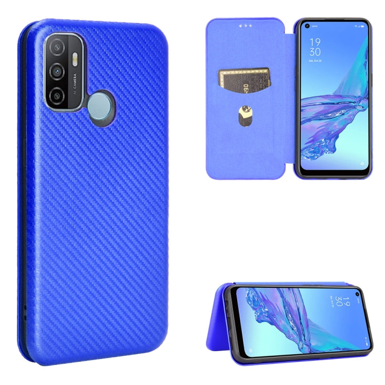 Carbon Fiber Texture Magnetic Horizontal Flip TPU + PC + PU Leather Case with Card Slot & Lanyard, For OPPO A53 / A32 (2020), For OPPO Reno3 Pro Overseas Version, For Doogee X95, For Asus Zenfone 7 ZS670KS / Zenfone 7 Pro ZS671KS                       ...
