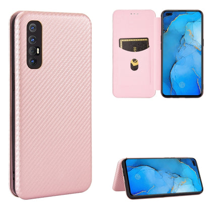 Carbon Fiber Texture Magnetic Horizontal Flip TPU + PC + PU Leather Case with Card Slot & Lanyard, For OPPO A53 / A32 (2020), For OPPO Reno3 Pro Overseas Version, For Doogee X95, For Asus Zenfone 7 ZS670KS / Zenfone 7 Pro ZS671KS                       ...