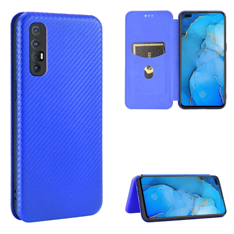 Carbon Fiber Texture Magnetic Horizontal Flip TPU + PC + PU Leather Case with Card Slot & Lanyard, For OPPO A53 / A32 (2020), For OPPO Reno3 Pro Overseas Version, For Doogee X95, For Asus Zenfone 7 ZS670KS / Zenfone 7 Pro ZS671KS                       ...
