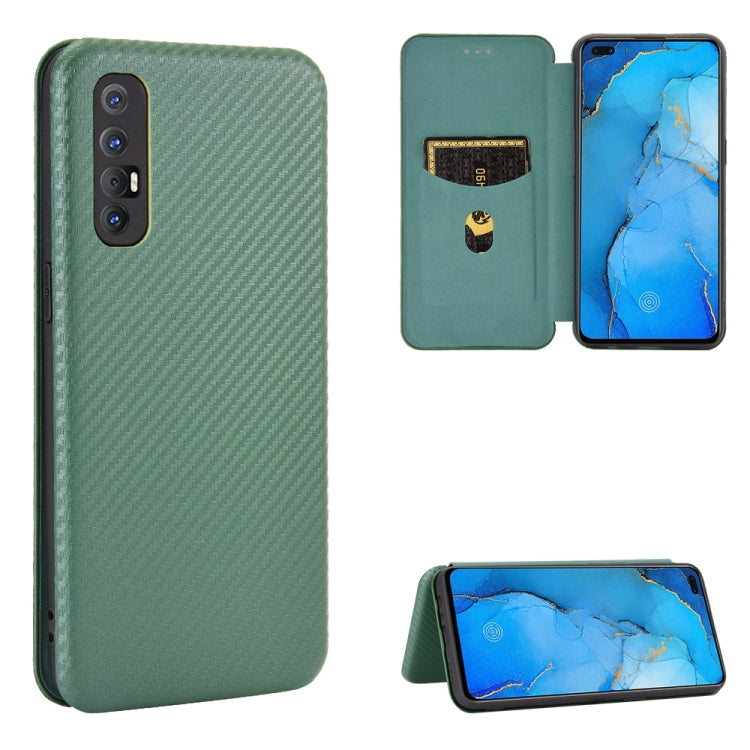 Carbon Fiber Texture Magnetic Horizontal Flip TPU + PC + PU Leather Case with Card Slot & Lanyard, For OPPO A53 / A32 (2020), For OPPO Reno3 Pro Overseas Version, For Doogee X95, For Asus Zenfone 7 ZS670KS / Zenfone 7 Pro ZS671KS                       ...