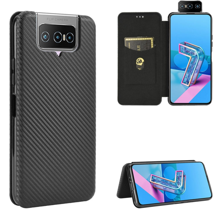 Carbon Fiber Texture Magnetic Horizontal Flip TPU + PC + PU Leather Case with Card Slot & Lanyard, For OPPO A53 / A32 (2020), For OPPO Reno3 Pro Overseas Version, For Doogee X95, For Asus Zenfone 7 ZS670KS / Zenfone 7 Pro ZS671KS                       ...