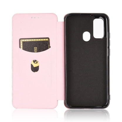 Carbon Fiber Texture Magnetic Horizontal Flip TPU + PC + PU Leather Case with Card Slot & Lanyard, For Ulefone Note 9P, For Samsung Galaxy S20 FE 5G / 4G & S20 Lite