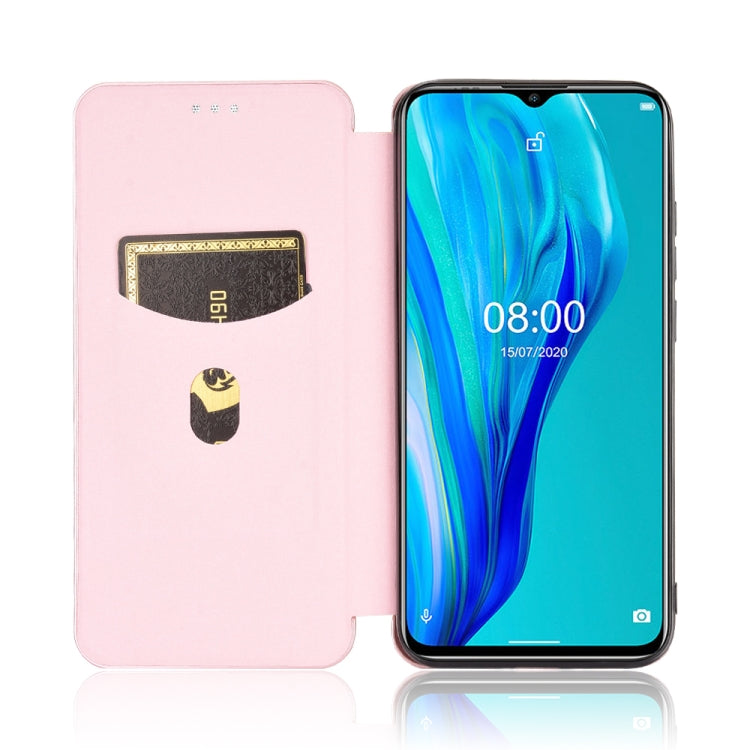 Carbon Fiber Texture Magnetic Horizontal Flip TPU + PC + PU Leather Case with Card Slot & Lanyard, For Ulefone Note 9P, For Samsung Galaxy S20 FE 5G / 4G & S20 Lite